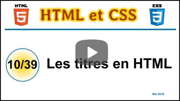 Lien vers youtube