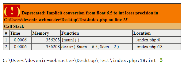 Erreur de conversion sur un type d'entrée